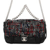 Secondhand Chanel Quilted Tweed and Nylon Astronaut Essentials Flap