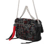 Secondhand Chanel Quilted Tweed and Nylon Astronaut Essentials Flap
