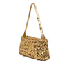 Bottega Veneta Metallic Lambskin Intrecciato Kalimero Cha Cha Shoulder Bag Secondhand