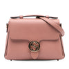 Gucci Small Dollar Leather Interlocking G Satchel Secondhand
