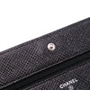 Chanel CC Quilted Glittered Calfskin Wallet On Chain Secondhand
