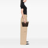 Bottega Veneta Shearling Trimmed Leather Clutch Secondhand