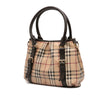 Burberry Small Haymarket Check Coated Canvas Northfield Satchel Secondhand