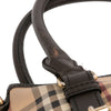 Burberry Small Haymarket Check Coated Canvas Northfield Satchel Secondhand