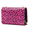Saint Laurent Small Calfskin Leopard Print Monogram Kate Crossbody Secondhand