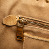 Prada Canvas and Suede Fringed Canapa Handbag Secondhand