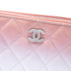 Chanel Ombre Calfskin Double Zip Clutch On Chain Secondhand