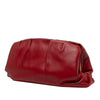 Celine Pleated Calfskin French Lock Clutch Secondhand