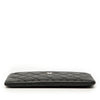 Chanel Quilted Caviar Double Zip Cosmetic Case Secondhand