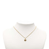 Dior Gold Plated Logo Round Pendant Necklace Secondhand
