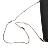 Gucci Ribbed Satin Crystal Dionysus Clutch on Chain Secondhand