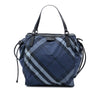 Burberry Supernova Check Nylon Buckleigh Tote Secondhand