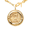 Chanel Gold Plated 31 Rue Cambon Medallion Pendant Necklace Secondhand