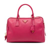 Prada Saffiano Lux Convertible Bowler Bag Secondhand