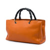Gucci Medium Calfskin Bamboo Shopper Satchel Secondhand