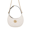 Gucci Mini GG Marmont Matelasse Calfskin Half Moon Bag Secondhand