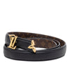 Louis Vuitton Leather and Monogram Pretty LV Reversible Belt Secondhand