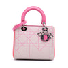 Dior Medium Tricolor Lambskin Macrocannage Stitched Lady Dior Secondhand