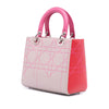 Dior Medium Tricolor Lambskin Macrocannage Stitched Lady Dior Secondhand