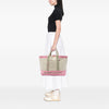 Chanel Large Bicolor Canvas Sports Ligne Tote Secondhand