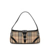 Burberry House Check Coated Canvas Buckle Shoulder Bag Secondhand