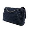 Chanel Extra Large CC Quilted Satin Single Flap Secondhand