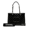 Chanel Patent Grand Shopping Tote Secondhand