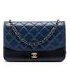 Chanel Bicolor Quilted Aged Calfskin Gabrielle Wallet On Chain Secondhand