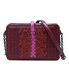 Bottega Veneta Tricolor Nappa Intrecciato Fringe Belt Flap Camera Bag Secondhand