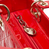 Dior Medium Patent Cannage Lady Dior Secondhand