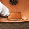 Celine Macadam Coated Canvas Clutch Secondhand