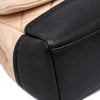 Chanel CC Bicolor Quilted Calfskin and Caviar Single Flap Secondhand