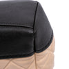 Chanel CC Bicolor Quilted Calfskin and Caviar Single Flap Secondhand