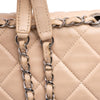 Chanel CC Bicolor Quilted Calfskin and Caviar Single Flap Secondhand