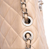 Chanel CC Bicolor Quilted Calfskin and Caviar Single Flap Secondhand
