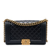 Chanel Old Medium Quilted Lambskin Boy Flap Secondhand