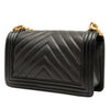 Chanel Old Medium Chevron Caviar Boy Flap Secondhand