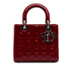 Dior Medium Patent Cannage Lady Dior Secondhand