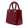 Dior Medium Patent Cannage Lady Dior Secondhand