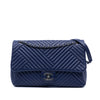 Chanel Large Lambskin CC Crossing Flap Secondhand