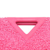 Bottega Veneta Small Boucle Curly Raffia The Point Triangle Satchel Secondhand