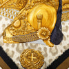 Hermès Casques et Plumets Silk Scarf 90 Secondhand