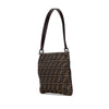 Fendi Zucca Canvas Shoulder Bag Secondhand