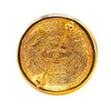 Secondhand Chanel Gold Plated CC Brooch
