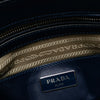 Prada Small Canvas and City Calf Hand Stitched Galleria Double Zip Satchel Secondhand