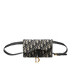 Secondhand Dior Oblique Canvas Saddle Belt Bag