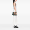 Burberry Small Leather Trimmed House Check Canvas Bridle Orchard Satchel Secondhand