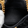 Fendi Nano Zucca Embossed Leather Baguette Chain Bag Secondhand