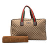 Gucci GG Canvas Web Travel Bag Secondhand