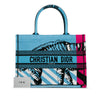 Dior Medium Embroidered Canvas Zebra D Jungle Pop Book Tote Secondhand
